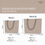 Handgefertigte Strandtasche – Meeresbewohner