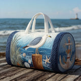 Gesteppte Reisetasche – Möwe an der Küste
