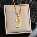 Initialen-Halskette mit Kristall in Gold, Ansicht 10