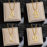 Initialen-Halskette mit Kristall in Gold, Ansicht 27