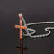 Halskette mit Kreuz in Gold, Ansicht 4