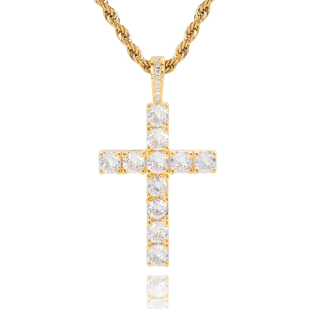 Kreuz-Halskette in Gold