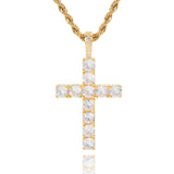 Kreuz-Halskette in Gold