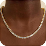 Tenniskette in Gold