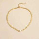 Griechische Halskette mit Perle in Gold, Ansicht 2