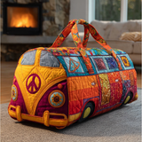 Gesteppte Reisetasche – Bunte Straße