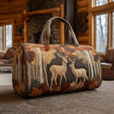 Gesteppte Reisetasche – Reh im Wald
