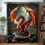 Gewebte Decke – Drachenbibliothek