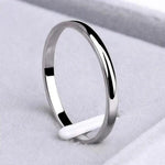 Schlichter Ring in Gold und Weißgold – Ansicht 2