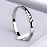 Schlichter Ring in Gold und Weißgold – Ansicht 2