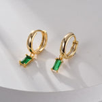 Elegante Ohrringe Louisa mit Smaragd