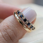 Eleganter Retro-Ring mit Zirkonia