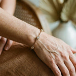 Elegantes Armband mit Zirkonia in Gold – Ansicht 2