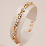 Elegantes vergoldetes Armband