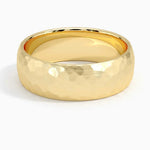 Ring Elric mit strukturiertem Kern in Weißgold – Ansicht 3