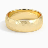 Ring Elric mit strukturiertem Kern in Weißgold – Ansicht 3