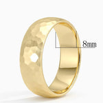 Ring Elric mit strukturiertem Kern in Gold – Ansicht 5