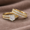 Ring-Set „Ewigkeit“ in Gold, Ansicht 2