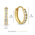 Ohrring-Set „Dara“ mit Steinen in Gold, Ansicht 6
