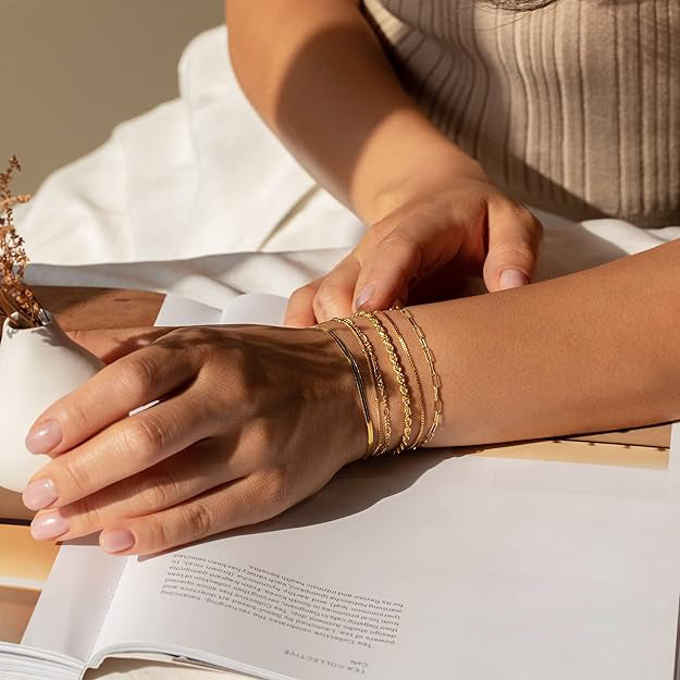 Armband-Set Isabelle Vernet in Gold, Ansicht 3