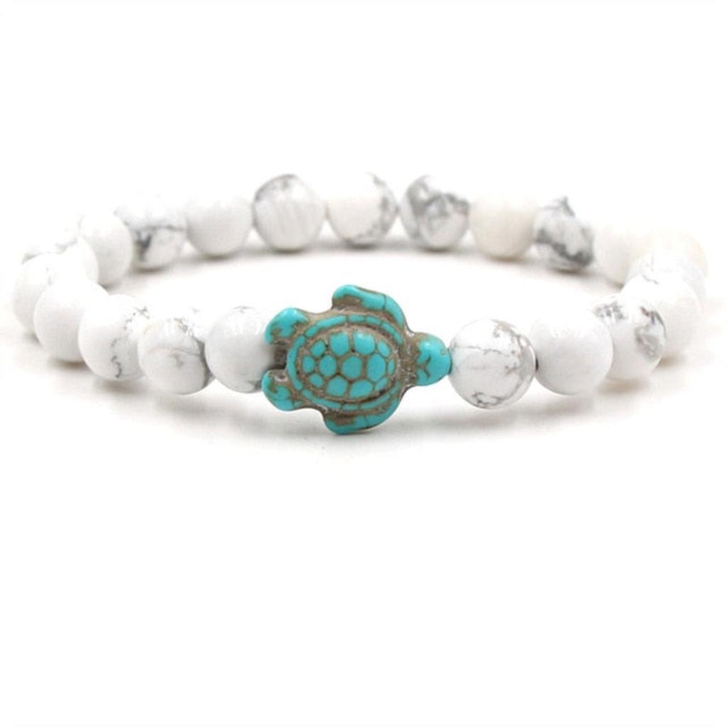 Armbänder mit Natursteinen in Schildkrötenform – Ansicht 4