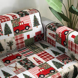 Gesteppter Sofabezug – mit Weihnachtsmotiv