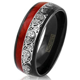 Flamme – Ring aus Wolframkarbid