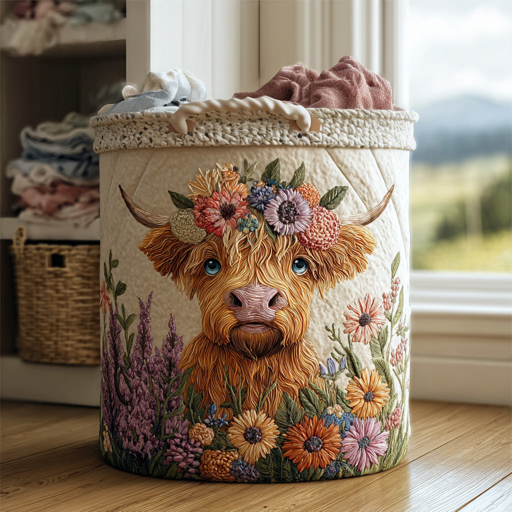 Handgefertigter Wäschekorb – Charme der Highlands