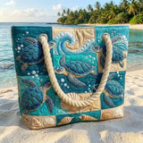 Handgefertigte Strandtasche – Schildkrötenbucht