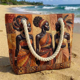 Handgefertigte Strandtasche – Strahlende Königinnen