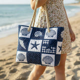 Handgefertigte Strandtasche – Stille Muscheln