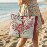 Handgefertigte Strandtasche – Ballerina