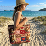 Handgefertigte Strandtasche – Prärieläufer
