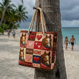Handgefertigte Strandtasche – Prärieläufer