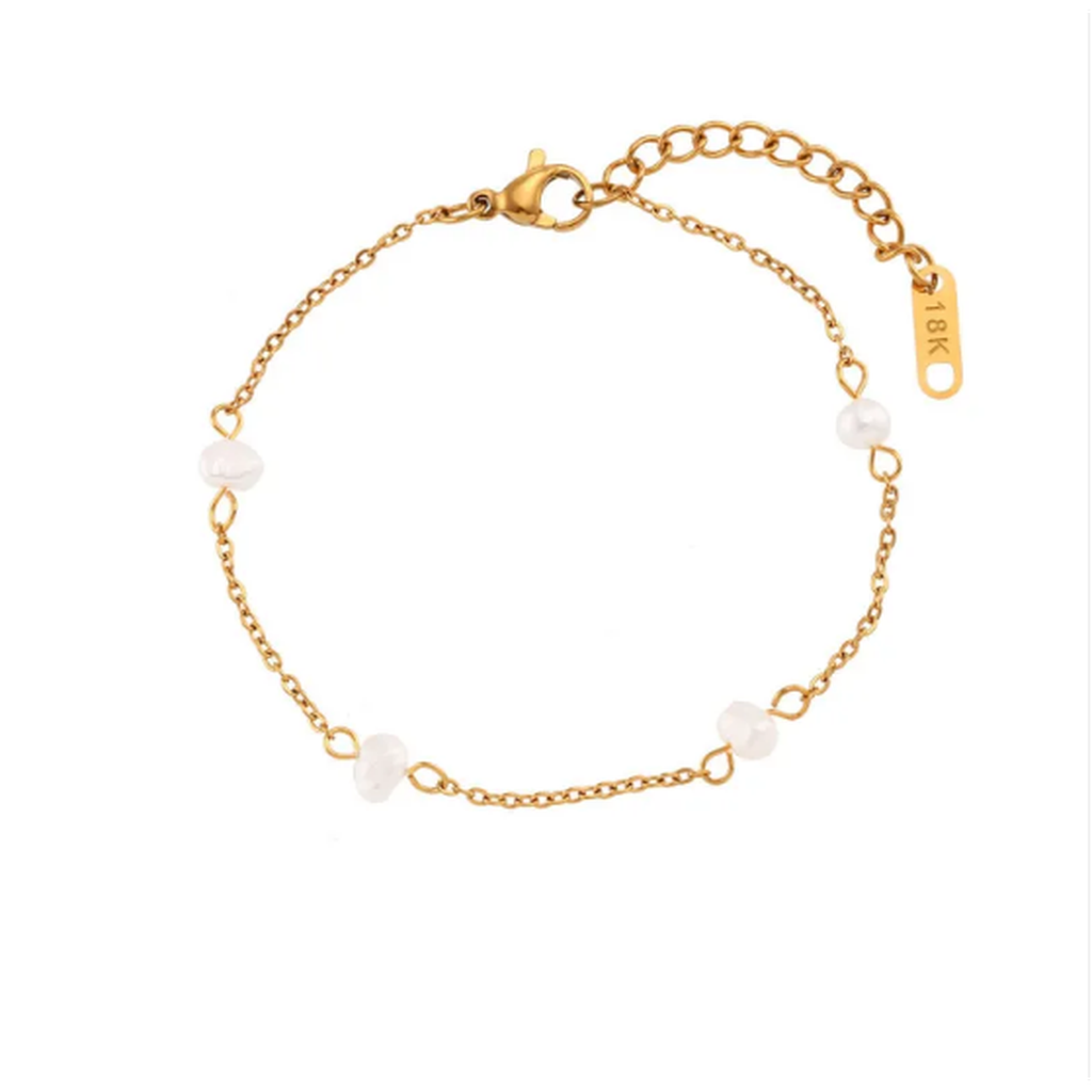 Geschenkset aus Edelstahl: Halskette und Armband – Ansicht 2