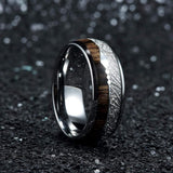 Glutholz – Ring aus Wolframkarbid – Ansicht 7