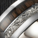 Glutholz – Ring aus Wolframkarbid – Ansicht 6
