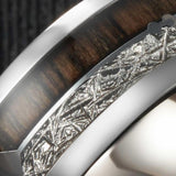 Glutholz – Ring aus Wolframkarbid – Ansicht 6