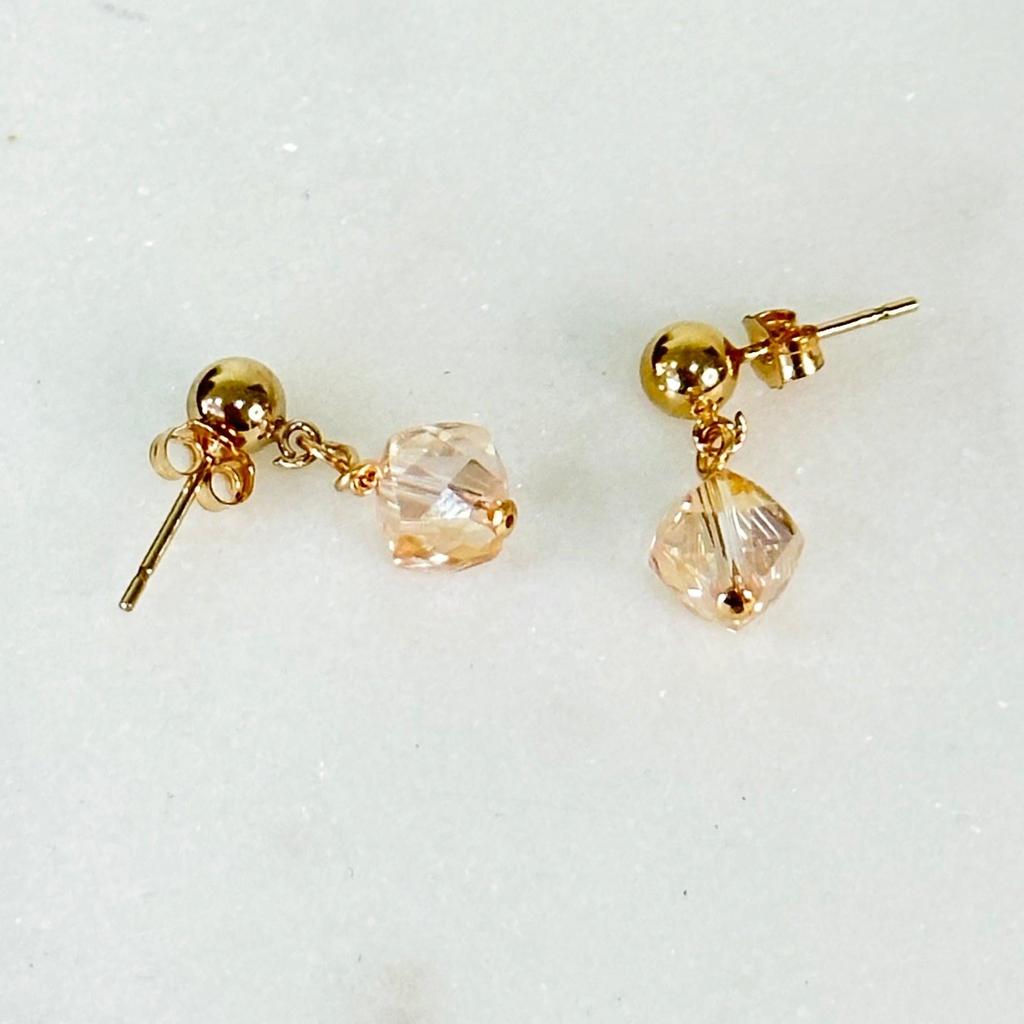 Goldene Ohrhänger „Liana“ – Ansicht 2