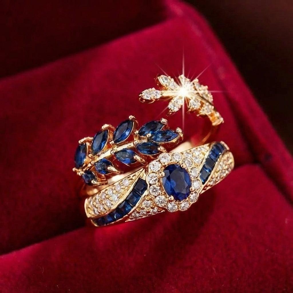 Goldenes Ring-Set Abellissa