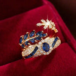 Goldenes Ring-Set Abellissa