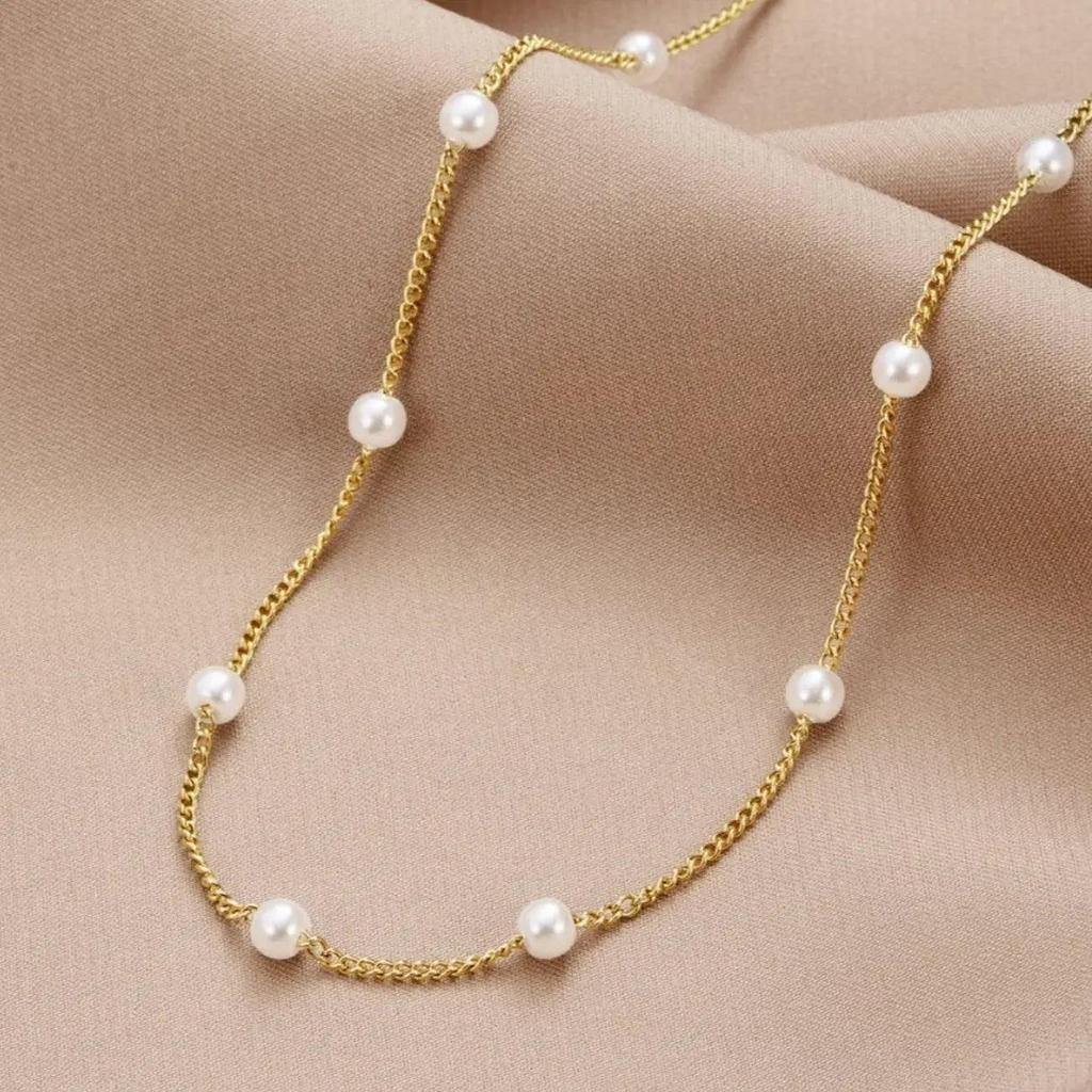 Goldkette mit Perle