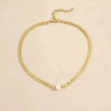 Griechische Halskette mit Perle in Gold – Ansicht 2