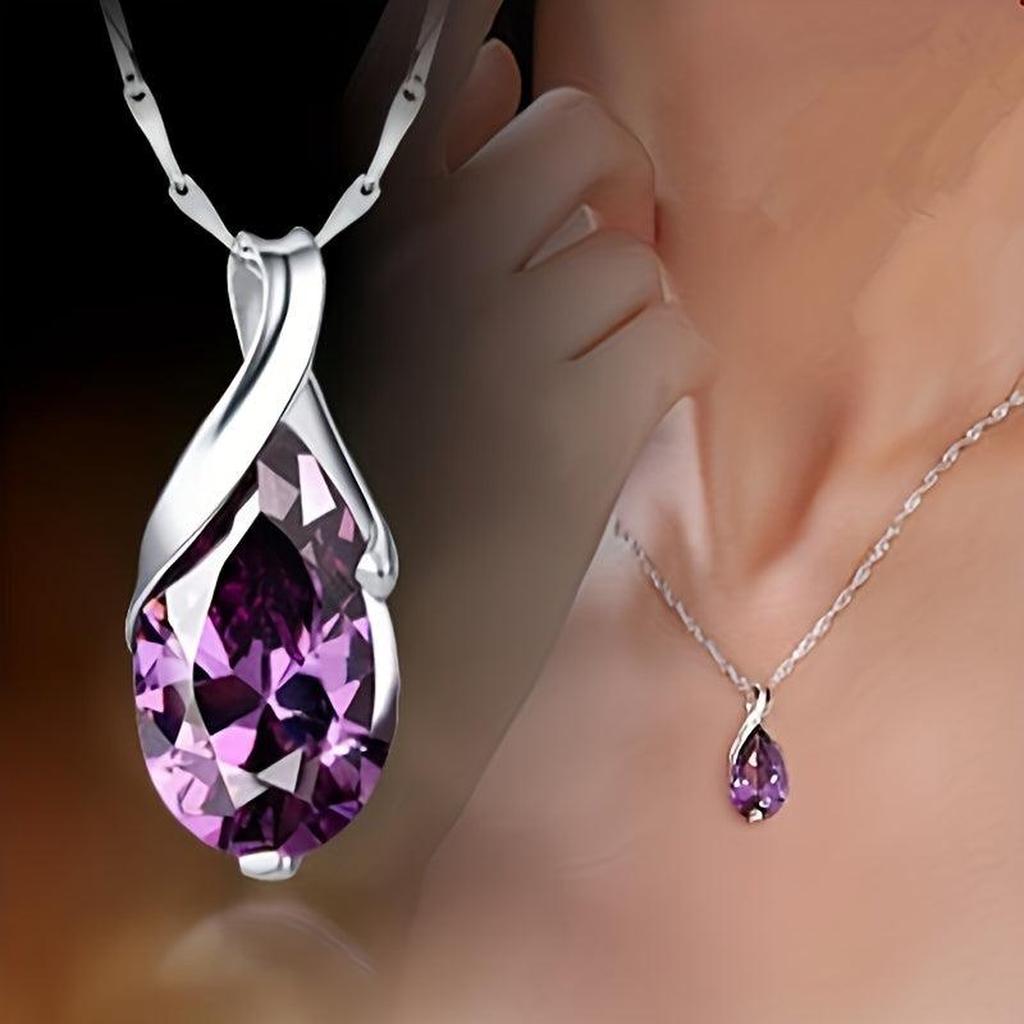 Halskette „Verena“ mit Amethyst – Ansicht 3
