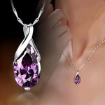 Halskette „Verena“ mit Amethyst – Ansicht 3