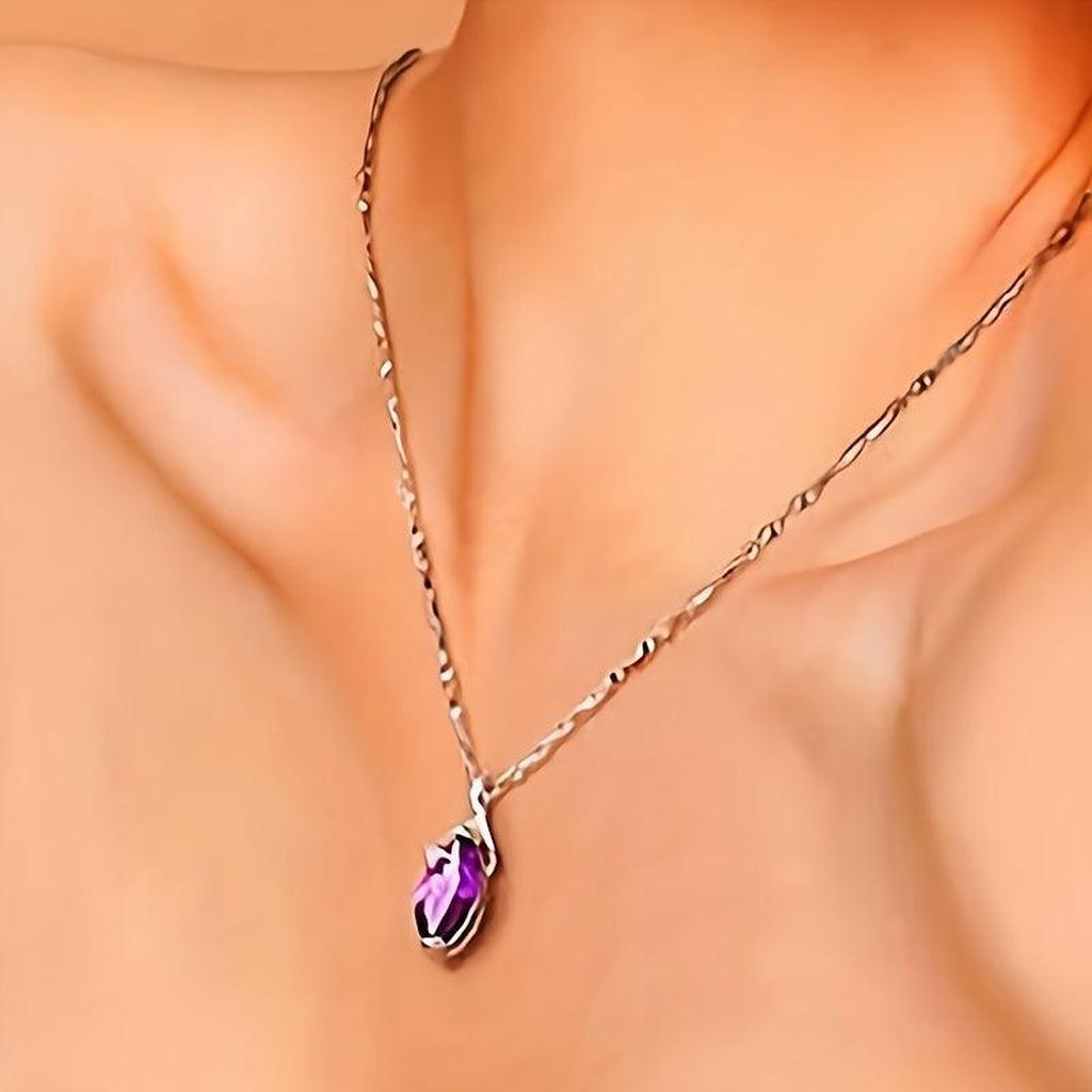 Halskette „Verena“ mit Amethyst – Ansicht 5