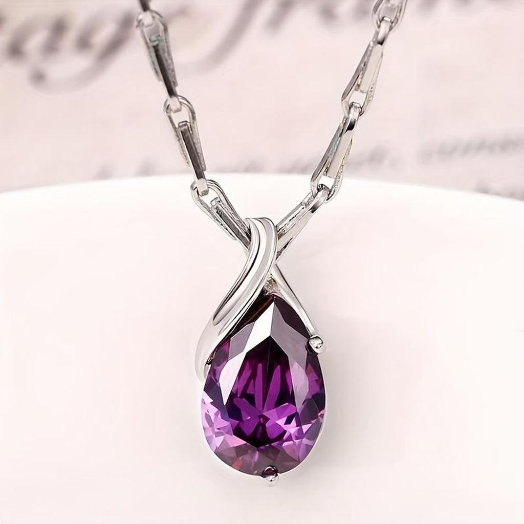 Halskette „Verena“ mit Amethyst