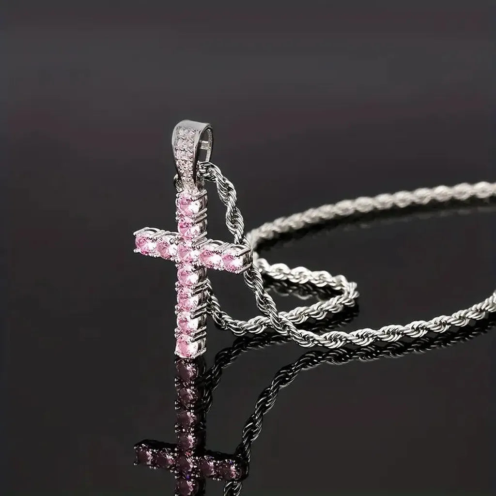 Halskette mit Kreuz – Ansicht 3
