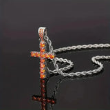 Halskette mit Kreuz – Ansicht 4