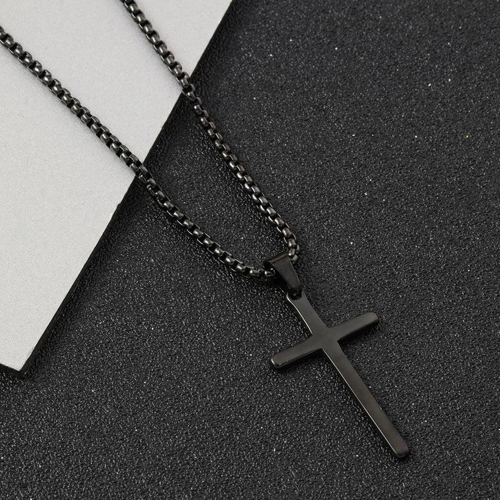 Halskette mit Kreuz „Erhöhter Glaube“ – Ansicht 3